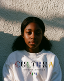 Cultura South Africa Girl's Crewneck Sweatshirt – White