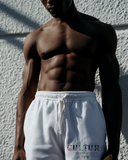 Cultura South Africa Men's Fleece Shorts - White